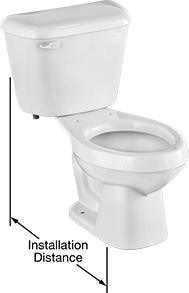 Image of Product. Front orientation. Contains Annotated. Toilets. Gravity-Tank Toilets, Floor Mount.