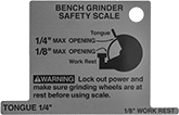 Image of Product. Front orientation. OSHA/ANSI Safety Gauges. OSHA/ANSI Bench Grinder Safety Gauges.