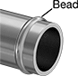 Image of Product. Front orientation. ZoomedIn view. Contains Annotated. Tube Beaders.
