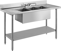 Image of Product. Front orientation. Sinks. Freestanding Sinks, Style H.