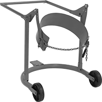 Image of Product. Front orientation. Drum Trucks. Easy-Move Steel Drum Dispensing Trucks.