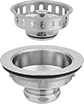 Image of Product. Front orientation. Sink Drains. Style E.