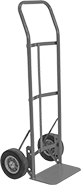 Image of Product. Front orientation. Hand Trucks. Steel Hand Trucks, Curved Powder-Coated Steel Frame with Loop Handle.