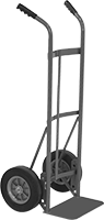 Image of Product. Front orientation. Hand Trucks. Steel Hand Trucks, Curved Powder-Coated Steel Frame with Dual Handle.