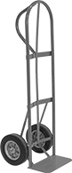 Image of Product. Front orientation. Hand Trucks. Steel Hand Trucks, Curved Powder-Coated Steel Frame with Center-Loop Handle.