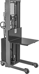 Image of Product. Front orientation. Lift Trucks. Battery-Operated Lift Trucks with Platform.