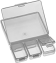 Image of Product. Front orientation. Organizer Boxes. Compartmented Organizer Boxes with Individual Lids, Style C.