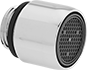 Image of Product. Front orientation. Faucet Aerators. Style F.