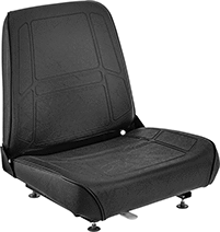 Image of Product. Front orientation. Vehicle Seats. Vehicle Seats, Style D.