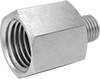 Miniature Medium-Pressure Stainless Steel Threaded Pipe Fittings