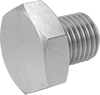 Miniature Medium-Pressure Stainless Steel Threaded Pipe Fittings