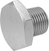 Miniature Medium-Pressure Stainless Steel Threaded Pipe Fittings