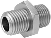 Miniature Medium-Pressure Stainless Steel Threaded Pipe Fittings