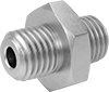Miniature Medium-Pressure Stainless Steel Threaded Pipe Fittings