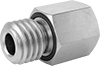 Miniature Medium-Pressure Stainless Steel Threaded Pipe Fittings