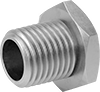 Miniature Medium-Pressure Stainless Steel Threaded Pipe Fittings