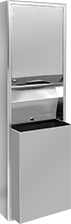 Image of Product. Front orientation. Paper Towel Dispensers. Paper Towel Dispenser/Waste Containers, Surface Mount.