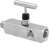 Threaded Precision Flow-Adjustment Valves with Gauge Ports