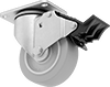 Cart-King Casters with Rubber Wheels