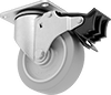 Cart-King Casters with Rubber Wheels 