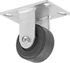 Cushioned-Load Casters with Rubber Wheels