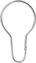 Image of Product. Front orientation. Curtain Hooks. Shower Curtain Hooks, Zinc-Plated Steel.