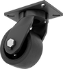 Sure-Fire Casters with Rubber Wheels 