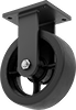 High-Capacity Sure-Fire Casters with Rubber Wheels
