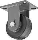 Image of Product. Rigid. Front orientation. Rigid. High-Capacity Sure-Fire Casters with Phenolic Wheels.