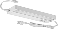 Image of Product. Front orientation. Workstation Lights. Under-Cabinet Strip Lights, Style D.