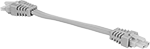 Image of Product. For Styles D and E. Front orientation. Power Cords. Under-Cabinet Strip Lights, Style E, 6" Overall Length.
