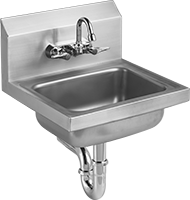 Image of Product. Style F. Front orientation. Style F. Wall-Mount Sinks.