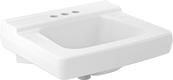 Image of Product. Style A. Front orientation. Style A. Wall-Mount Sinks.