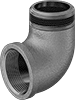 Low-Pressure Brass and Bronze Threaded Pipe Fittings with Sealant