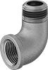 Low-Pressure Brass and Bronze Threaded Pipe Fittings with Sealant