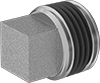 Low-Pressure Brass and Bronze Threaded Pipe Fittings with Sealant