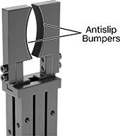 Image of Product. Front orientation. Contains Annotated. Bumpers. Bend-and-Stay Antislip Bumpers.