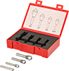 Fluteless Smooth-Finish Countersink Sets for Screws