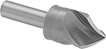 Image of Product. Front orientation. Countersinks. Smooth-Finish Countersinks for Rivets, 3 Flutes.