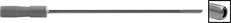 Image of Product. Front orientation. Contains Inset. Drill Bits. Coolant-Fed Carbide-Tipped Drill Bits, Extended Length, Round Shank.
