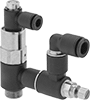 Air-Operated Air Flow Control Valves with Safety Shut-Off