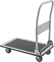 Image of Product. Front orientation. Platform Trucks. Light Duty Steel Platform Trucks.