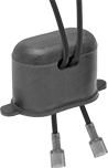Image of Product. Front orientation. Capacitor Boots. Style 3.