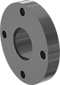 Image of Product. Flat Surface on Back. Back orientation. Pipe and Fittings. Fiberglass Pipe Flanges for Chemicals, Flanges, Cement Socket Female, Flat Surface.