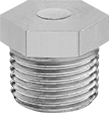 Image of Product. Front orientation. Pressure-Relief Discs. Heat-Activated Threaded Pressure-Relief Discs.