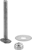 Bowl-to-Floor Toilet Mounting Hardware