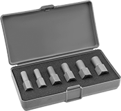 Image of Product. Front orientation. Screw, Pipe, and Stud Extractors. External-Grip Extractor Sets.