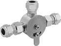 Image of Product. Mixing/Check Valve. Front orientation. Mixing Valves.