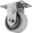 Image of Product. Front orientation. Casters. High-Capacity Viking Casters with Metal Wheels, Rigid.