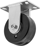 Image of Product. Rigid. Front orientation. 1 Wheel. High-Capacity Viking Casters with Phenolic Wheels, Rigid.